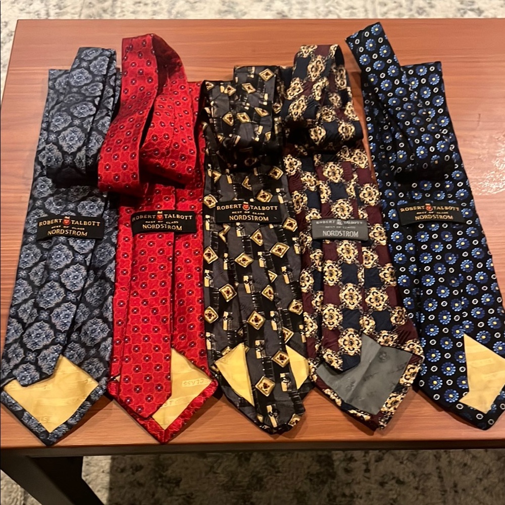Robert Talbott Gray And Red Ties Accessories Coll… - image 2